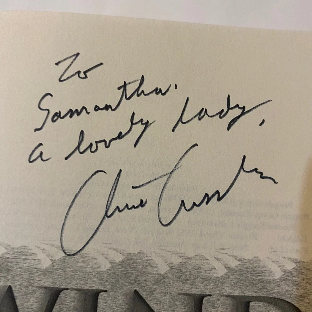 Autographed Clive Cussler & Dirk Cussler Black Wind A Dirk Pitt Novel Hardback